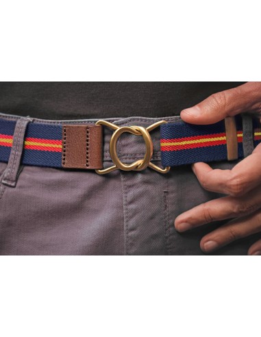 Cinturón elástico Montecarlo 35mm hebilla lazo